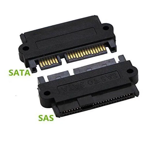 Alt view image 3 of 5 - 2pcs SAS to SATA Converter,SFF-8482 29Pin SAS HDD to Motherboard 22Pin SATA Adapter CardMotherboard Required with SAS Hybrid Controller