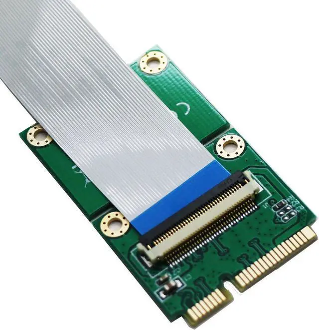 Main image of M.2 (NGFF) nVME SSD to Mini PCIe Adapter with 20cm Cable