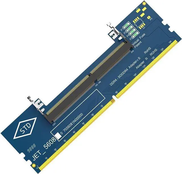 Main image of Laptop DDR4 RAM to Desktop Adapter Card, SO DIMM DDR4 Converter for Destktop Memory Tester