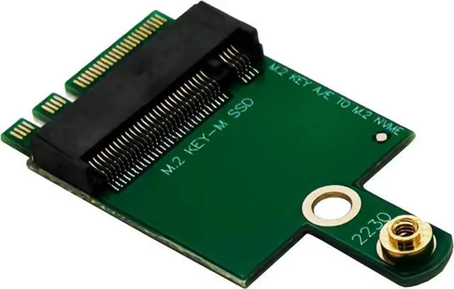 Alt view image 3 of 5 - M.2 (NGFF) NVME 2230 SSD to M2 A/E Key Port Card (Only Support 2230 nVME SSD)