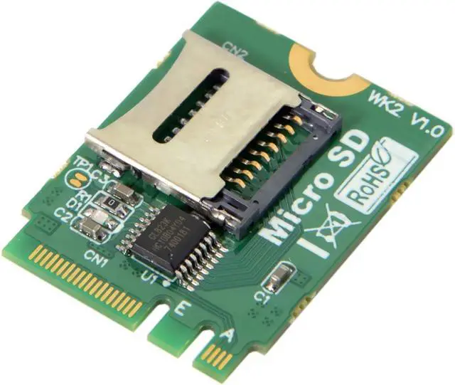Alt view image 2 of 4 - M.2 Micro SD Card,TF SDHC SDXC to NGFF Key A-E Adapter Card