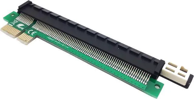 Alt view image 2 of 3 - PCI-E PCIe Express 1X to 16X Riser Extension Card Upward