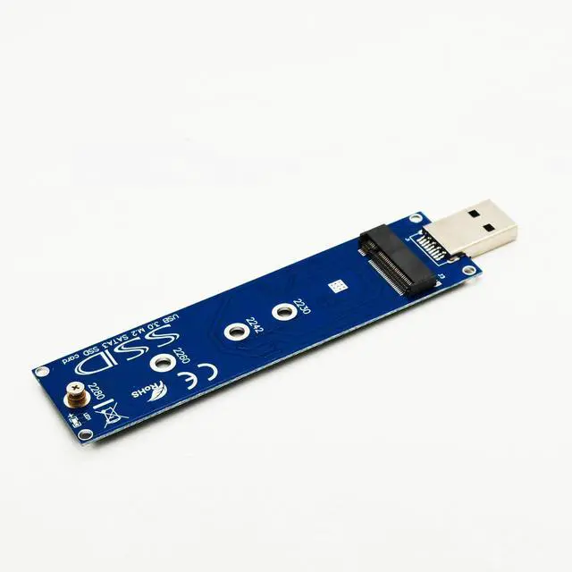 Alt view image 2 of 4 - USB 3.0 M.2(NGFF) SATA3 SSD External Case Card (USB M.2 Card)