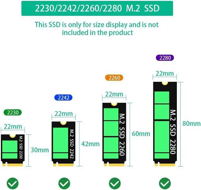Alt view image 5 of 7 - Combo M.2 NVMe SSD to Oculink SFF-8611/8612,NGFF SATA to SATA Adapter Card