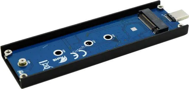 Alt view image 4 of 5 - nVME to USB Type C Adapter,USB 3.1 M-Key M.2(NGFF) SSD External Card Enclusure(Fit for Sam-sung 960/970 EVO WD Black NVME SSD)