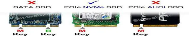 Alt view image 5 of 5 - nVME to USB Type C Adapter,USB 3.1 M-Key M.2(NGFF) SSD External Card Enclusure(Fit for Sam-sung 960/970 EVO WD Black NVME SSD)