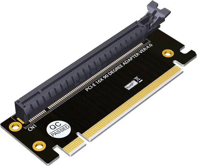 Main image of PCIe 16x Riser Card,PCI-e Express 4.0 16X Male to Female Extension Card for 1U / 2U Server Case GPU Graphics Card
