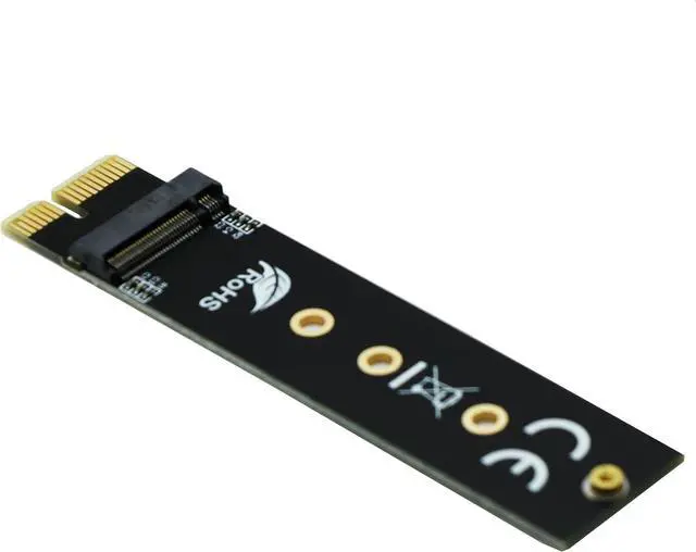 Alt view image 2 of 2 - Nvme PCIe,M.2(NGFF) M Key SSD to PCI-e X1 Adapter Card,Compatible for Sam-sung 960 970 Evo