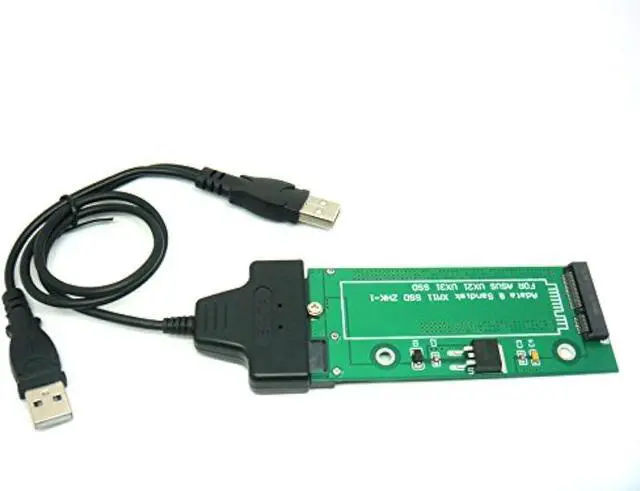 Main image of 18Pin to SATA Adapter with USB SATA Cable, Compatible with Sandisk SDSA5JK ADATA XM11 SSD from Asus UX31 UX21