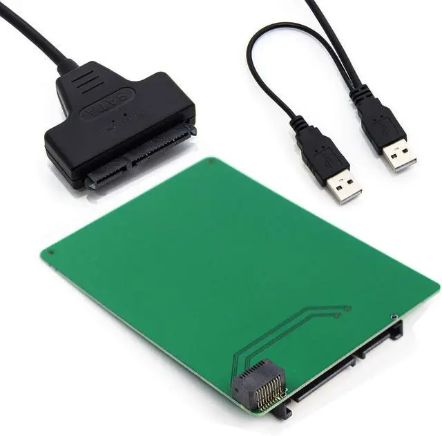 Main image of 20Pin SFF-8784 to SATA 22pin Adapter with USB SATA Cable for WD Blue UltraSlim SATA3 HDD WD5000MPCK (USB+SATA)
