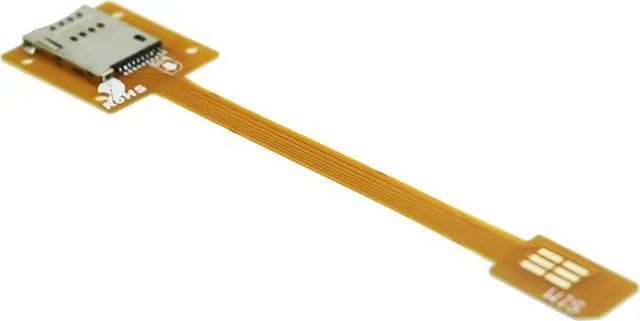 Alt view image 3 of 4 - Standard UIM SIM SIM Card Male to Female Extension Flat FPC Cable Extender 15cm