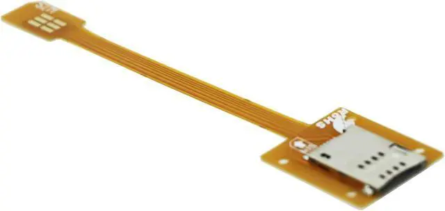 Alt view image 2 of 4 - Standard UIM SIM SIM Card Male to Female Extension Flat FPC Cable Extender 15cm