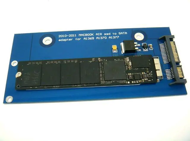 Alt view image 2 of 3 - 18-Pin to SATA Adapter Card with USB 2.0 SATA Cable,Compatible with SSD from 2010-2011 MacBook AIR