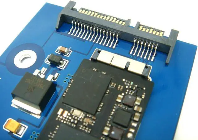 Alt view image 3 of 3 - 18-Pin to SATA Adapter Card with USB 2.0 SATA Cable,Compatible with SSD from 2010-2011 MacBook AIR