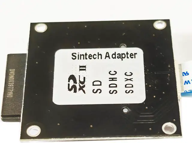 Alt view image 6 of 6 - Micro SD SDXC UHS-II to SD SDXC Extension Card with 9CM Flex Cable,Support SD/SDHC/SDXC UHS-I UHS-II V30 V60 V90
