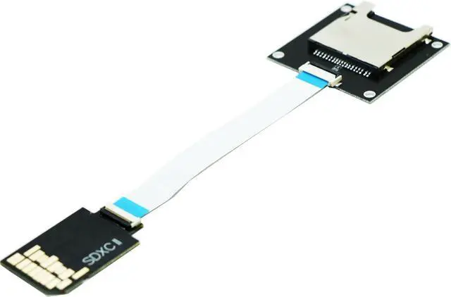 Main image of SD SDXC UHS-II Male to Female Extension Card with 9CM Flex Cable,Support SD/SDHC/SDXC UHS-II UHS-I V30 V60 V90