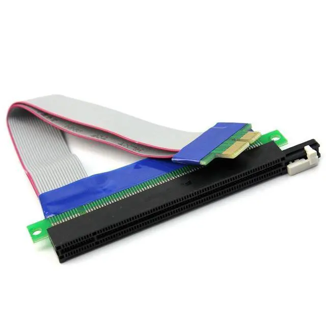Alt view image 2 of 2 - Flexible PCI Express X1 to X16 Riser Cable 15cms
