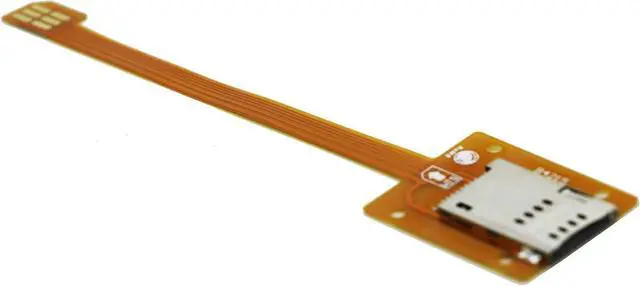 Alt view image 2 of 2 - Micro SIM 3G 4G Card Male to Standard UIM SIM Female Extension Flat FPC Cable Extender 15cm