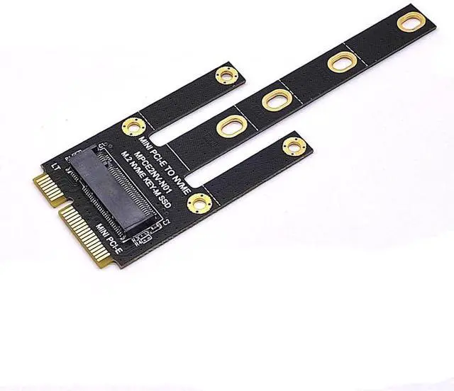 Alt view image 3 of 5 - M.2 (NGFF) 2230/2242/2280 NVME SSD to Mini PCIe Port Card (Only Provide PCIe 1X Lane),Compatible with D-ELL Inspiron One 2205
