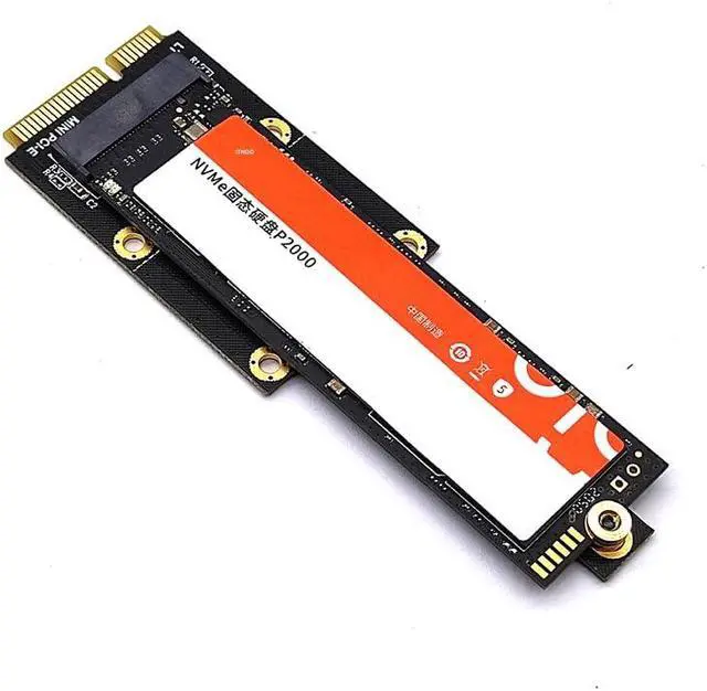 Alt view image 4 of 5 - M.2 (NGFF) 2230/2242/2280 NVME SSD to Mini PCIe Port Card (Only Provide PCIe 1X Lane),Compatible with D-ELL Inspiron One 2205