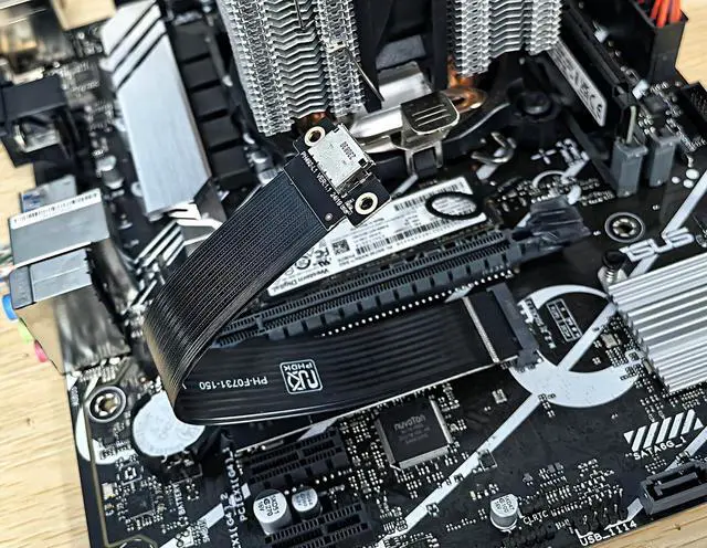 Alt view image 5 of 6 - M.2 M-Key 2230/42/80 to Oculink SFF-8612 SFF-8611 Adapter Card with Flexible Cable 15cms