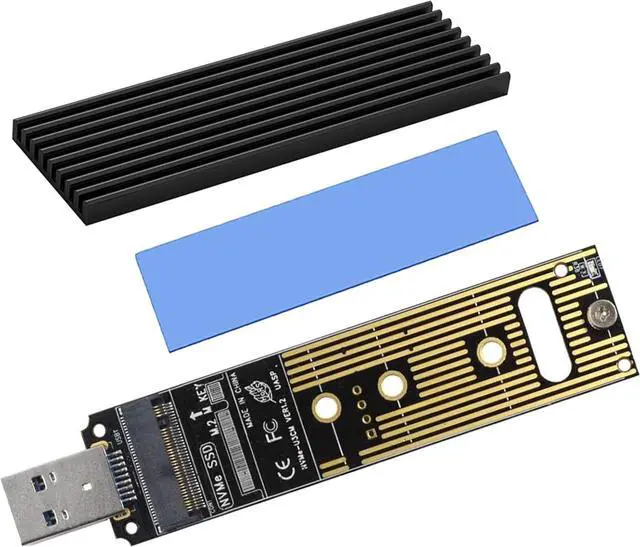 Main image of nVME USB SSD Card,USB 3.0 M.2(NGFF) M Key SSD External Case Box