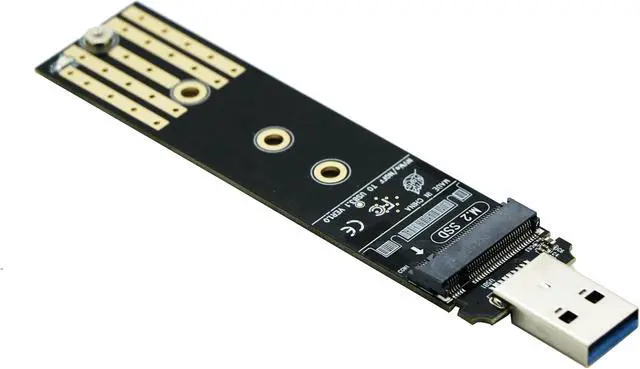 Alt view image 4 of 6 - NVME to USB 3.0 Docking Station,M.2 SSD to Type C Portable External Enclosure for Both M.2 (M Key) NVMe SSD and (B+M Key) SATA-Based SSD Compatible with Thunderbolt 4/3