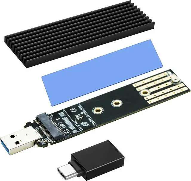 Main image of NVME to USB 3.0 Docking Station,M.2 SSD to Type C Portable External Enclosure for Both M.2 (M Key) NVMe SSD and (B+M Key) SATA-Based SSD Compatible with Thunderbolt 4/3