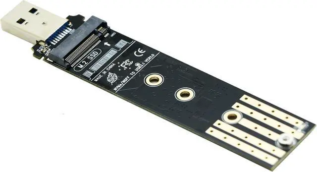 Alt view image 2 of 6 - NVME to USB 3.0 Docking Station,M.2 SSD to Type C Portable External Enclosure for Both M.2 (M Key) NVMe SSD and (B+M Key) SATA-Based SSD Compatible with Thunderbolt 4/3