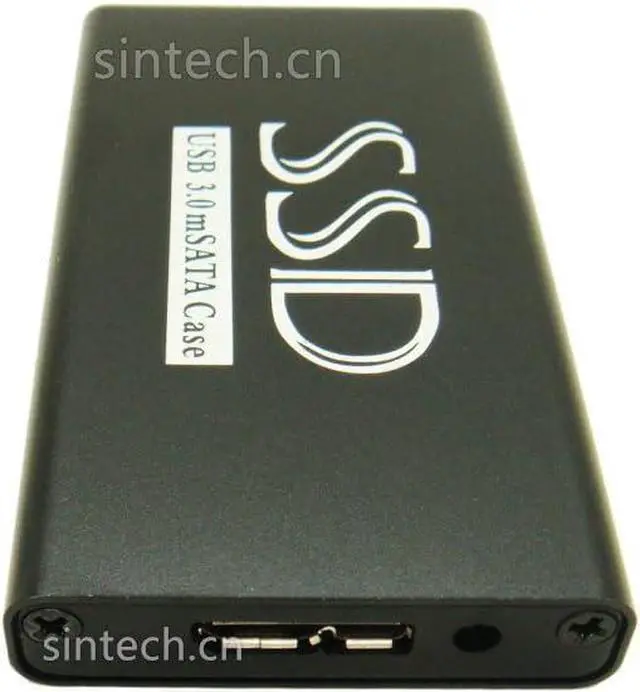 Alt view image 2 of 3 - USB 3.0 mSATA SATA 3 SSD Enclosure External Case Box ,Support Super Speed UASP JM567
