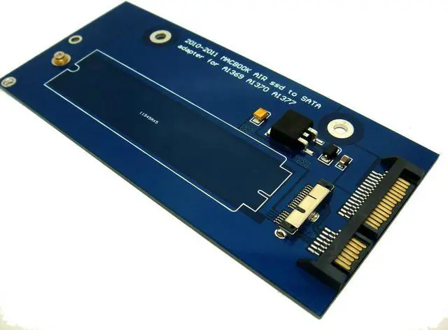 Main image of 18Pin to SATA Adapter Card,Compatible with SSD from 2010-2011 MacBook AIR(Blue)