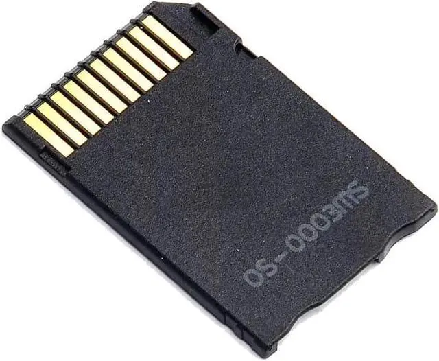 Alt view image 2 of 4 - Micro SD to PSP Memory Stick PRO Duo MagicGate Adapter Card,Compatible with Sony PlayStation Portable/Camera/Handycam