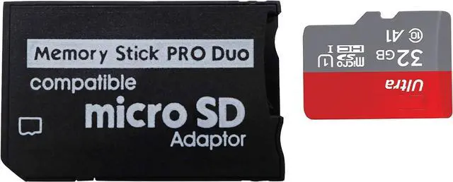 Alt view image 3 of 4 - Micro SD to PSP Memory Stick PRO Duo MagicGate Adapter Card,Compatible with Sony PlayStation Portable/Camera/Handycam