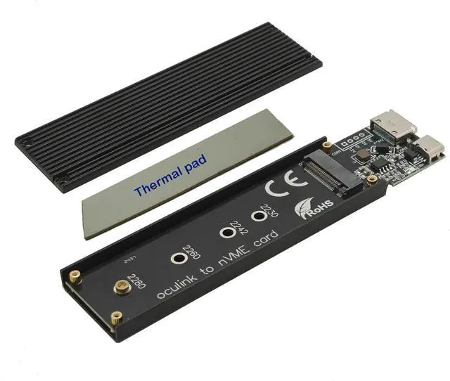 Main image of Oculink SFF-8611/8612 M.2(NGFF) NVMe SSD External Case,Comatible with SteamDeck GDP Thinkbook 14+/16+ UM780 XTX AOOSTAR Mini PC