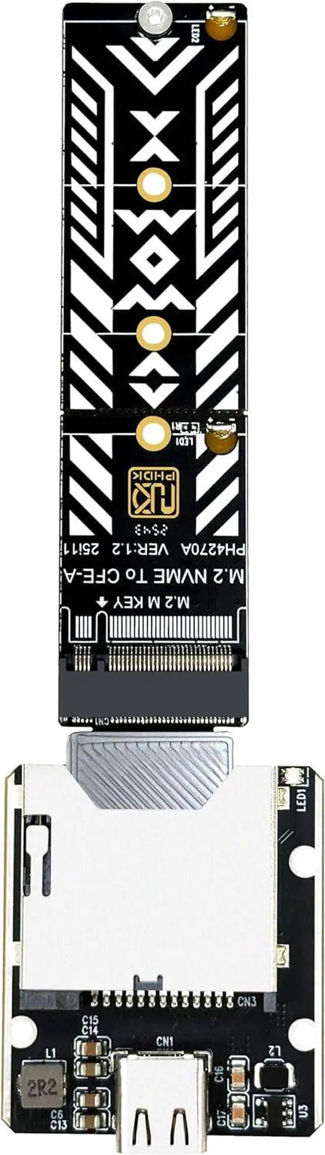 Alt view image 5 of 5 - CFexpress Type A to M.2 Nvme Adapter Card,Compatible with Upgrading Sony CFe Type A CEA-G80T CEA-G160