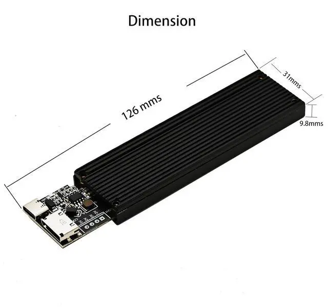Alt view image 5 of 6 - M.2 NVME PCIe 4.0 Extension Cable,NGFF M-Key PCIe SSD Extender Card with OCuLink SFF-8611 PCI-Express 4i Cable 40cms