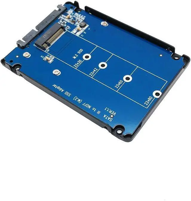 Alt view image 2 of 4 - M.2 to SATA,Ngff B-Key SSD to 2.5-Inch SATA III Enclosure(7mm) Adapter (5104)