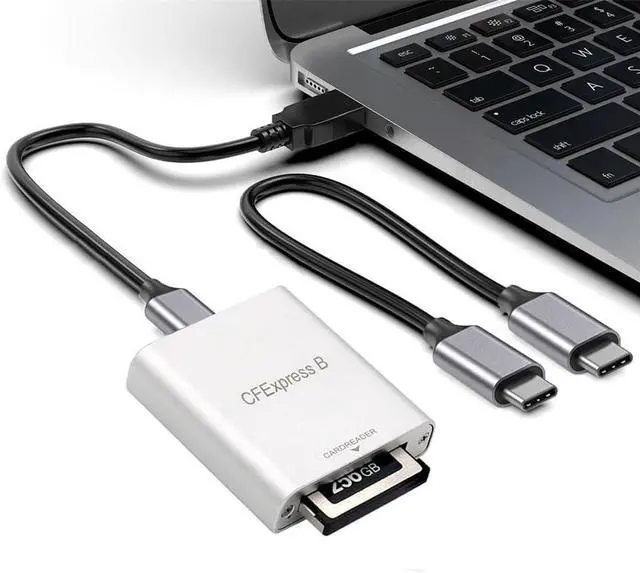 Main image of USB 3.0 CFexpress B Card Reader,USB 3.1 Gen 2 10Gbps CFexpress Type B Reader,Portable CFexpress Memory Card Adapter