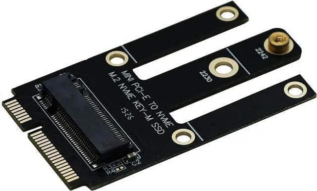 Main image of M.2 (NGFF) 2230/2242 NVME SSD to Mini PCIe Port Card (Only Provide PCIe 1X Lane),Compatible with D-ELL Inspiron One 2205