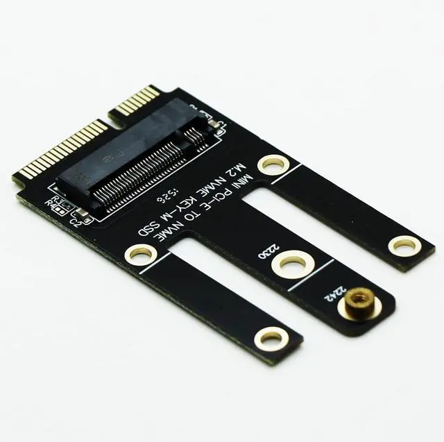 Alt view image 4 of 5 - M.2 (NGFF) 2230/2242 NVME SSD to Mini PCIe Port Card (Only Provide PCIe 1X Lane),Compatible with D-ELL Inspiron One 2205