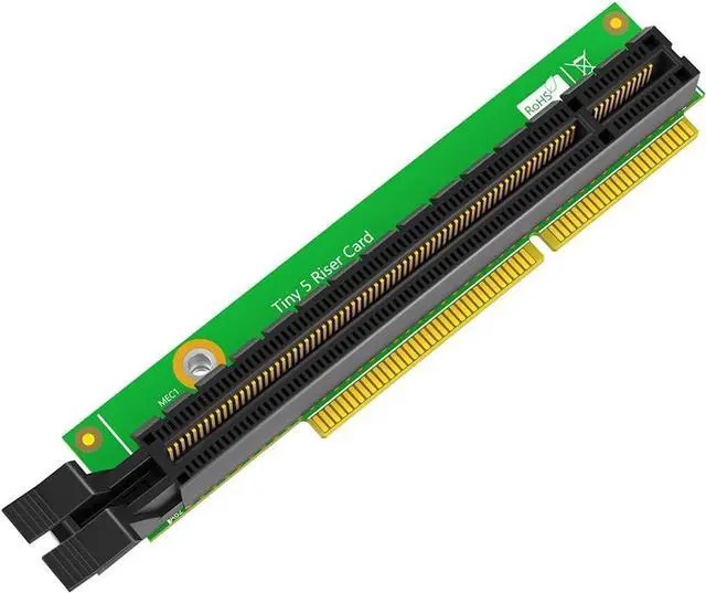 Main image of PCI-E 16X Riser Card, Replacement Expansion Card, Compatible with Lenovo ThinkCentre M920q M920x M910x M720q ThinkStation P330 Tiny5 PCIE16 01AJ940 (Without Back Plate)