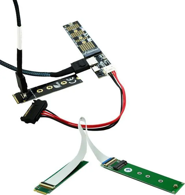 Main image of M.2 NVME PCIe 4.0 50cms and PCIe 3.0 20cms Extension Cable