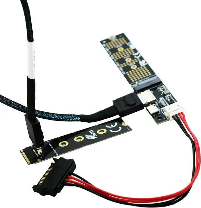 Alt view image 6 of 7 - M.2 NVME PCIe 4.0 50cms and PCIe 3.0 20cms Extension Cable