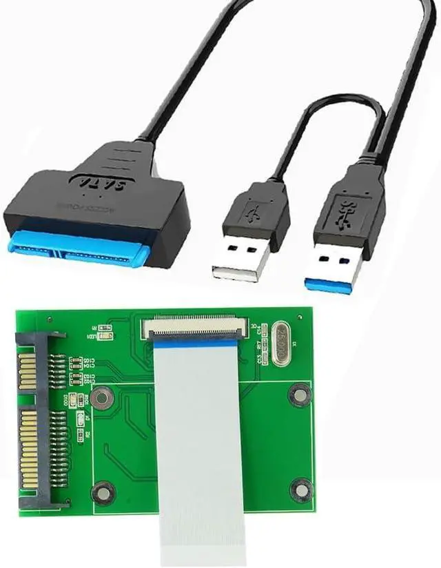 Alt view image 6 of 6 - USB 2.0 External 40-Pin ZIF HDD Case with USB SATA ZIF Card