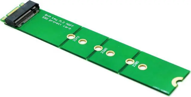 Main image of NGFF SATA 2242 to 2280 Extension Card or M.2 NVME PCIe M-Key 2242 PCIe 4X SSD as B+M Key PCIe 2X 2280 Adapter Card