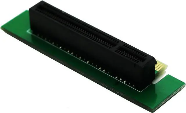 Alt view image 3 of 5 - PCIe PCI-E Express 8X Riser Extension Card Low-Height Angled