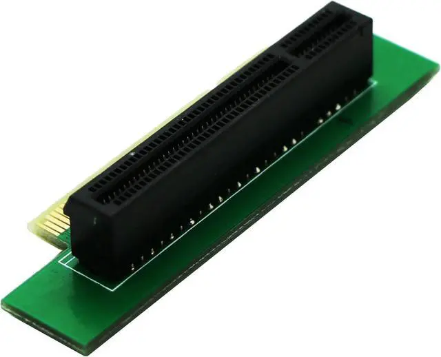 Alt view image 4 of 5 - PCIe PCI-E Express 8X Riser Extension Card Low-Height Angled