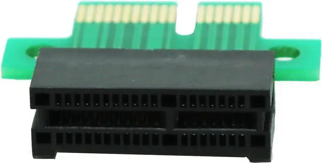 Alt view image 3 of 4 - PCI-E PCIe Express 1X Riser Extension Card Upward