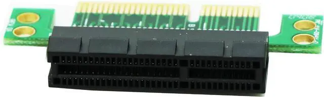 Alt view image 3 of 4 - PCI-E PCIe Express 4X Riser Extension Card Upward