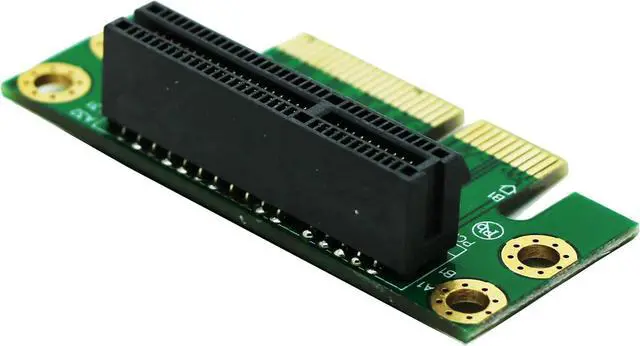 Alt view image 3 of 5 - PCI-E PCIe Express 4X Riser Extension Card Angled
